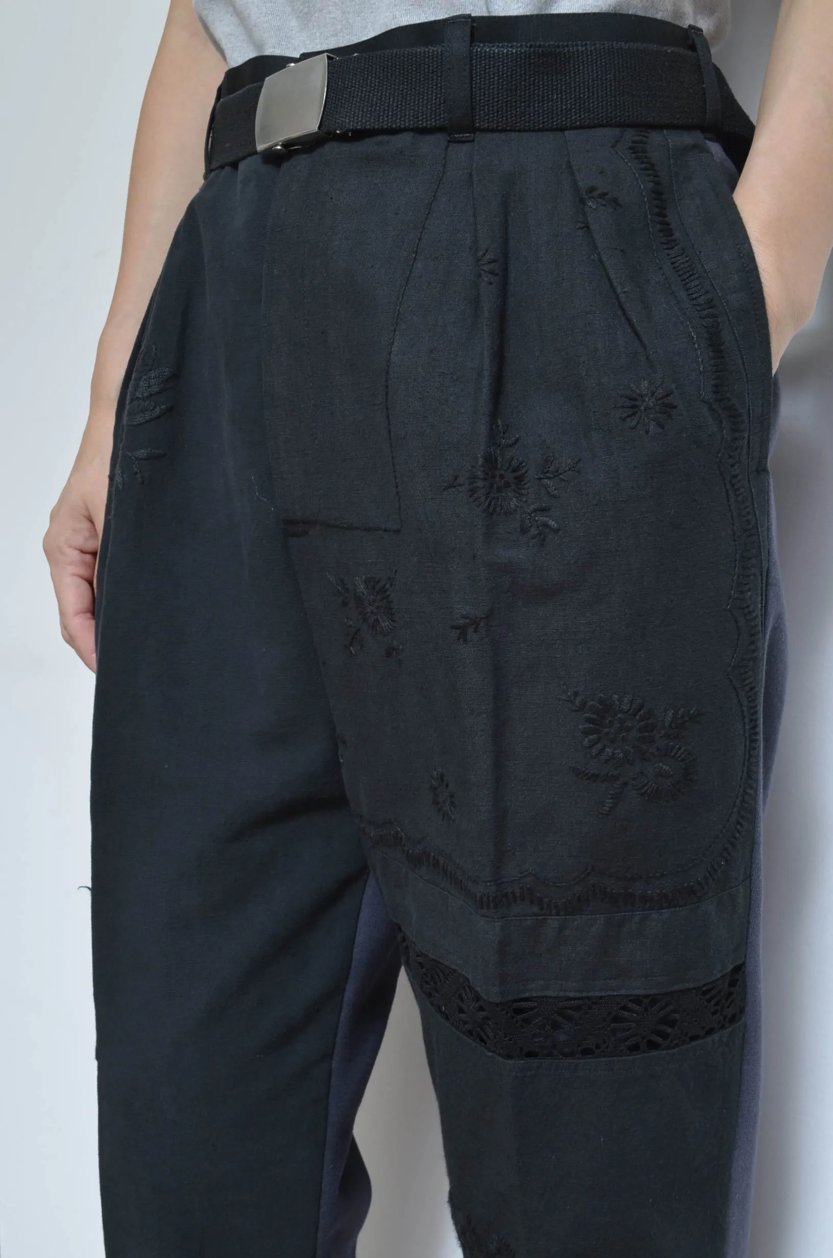 TABLE CLOTH SLACKS/BLK/02size