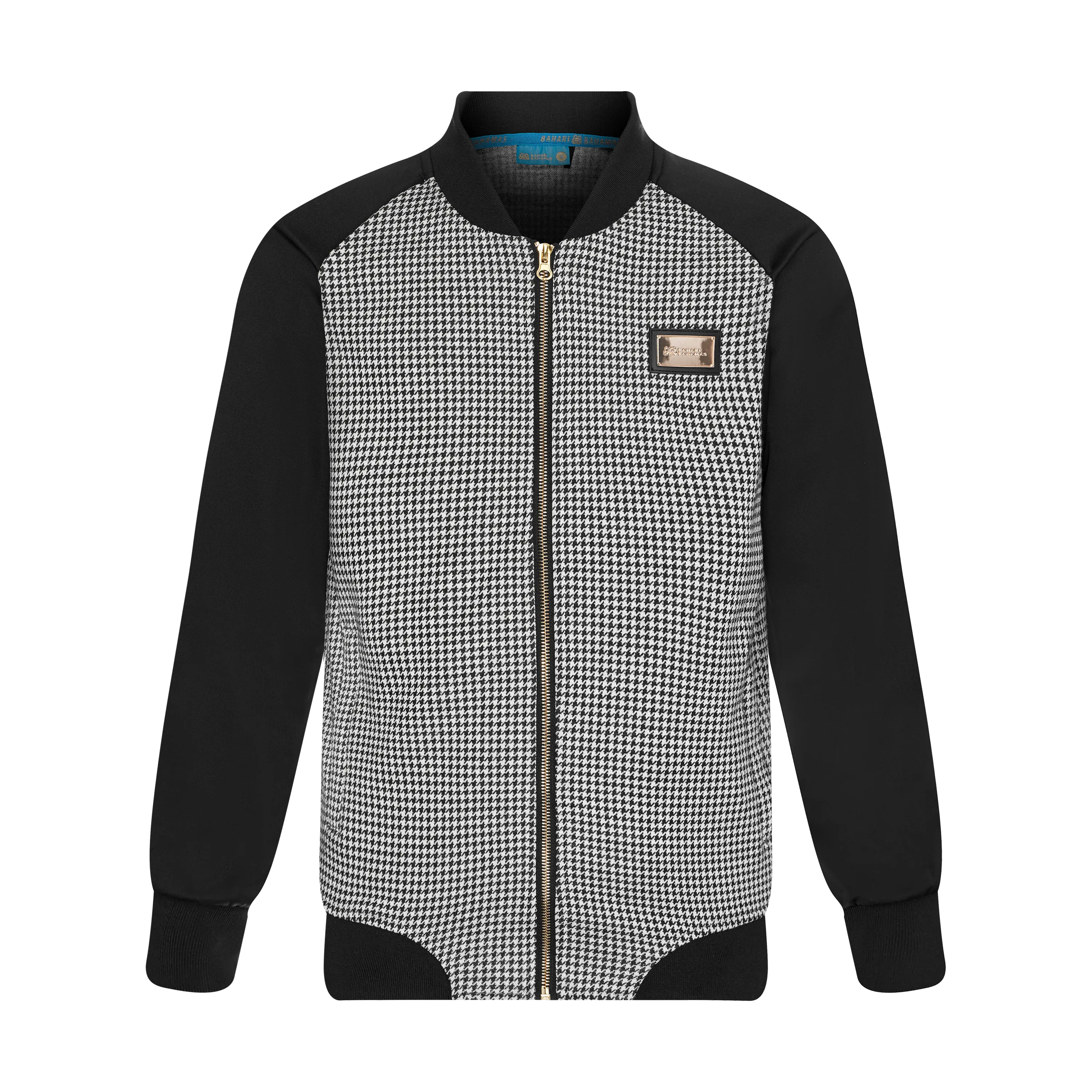 THE HOUNDSTOOTH JACKET-BLACK