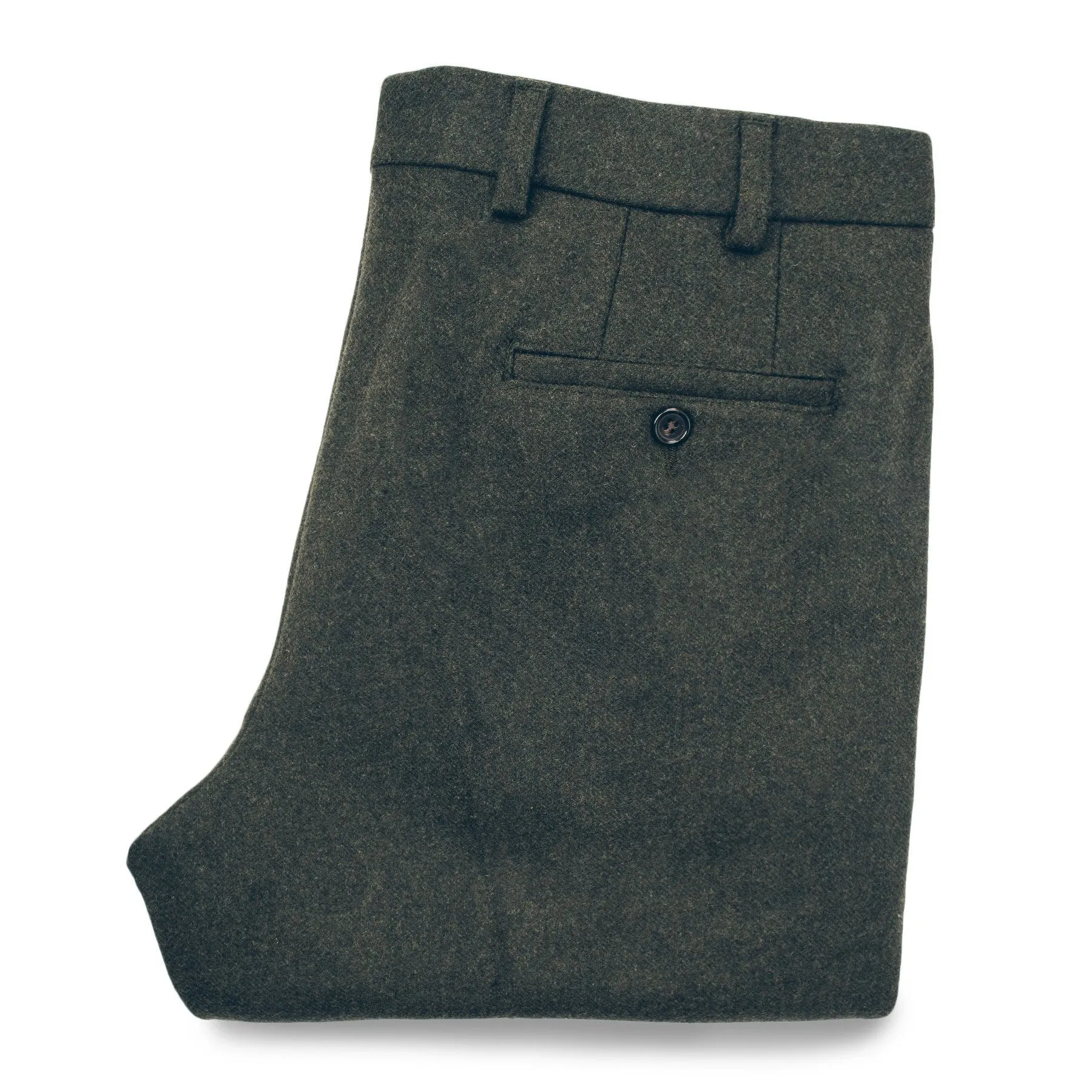 The Telegraph Trouser in Olive Wool