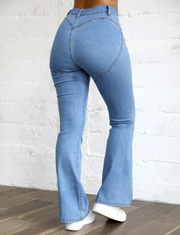 Toby Flare Jean - Blue