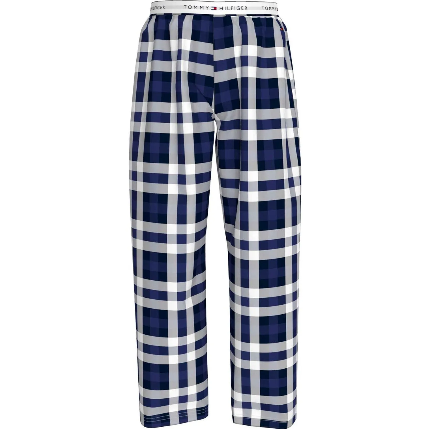 Tommy Hilfiger Heritage Check Midi Blue Ink Flannel Pants Print