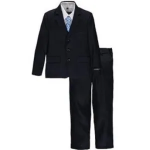 Uptown Classic Fit 5-Piece Suit ~Navy (Big Boys/Teens)