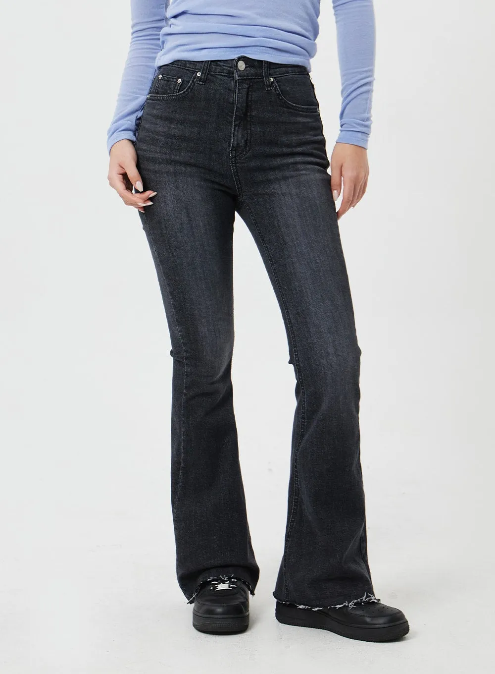 Washed Bootcut Jeans CF317