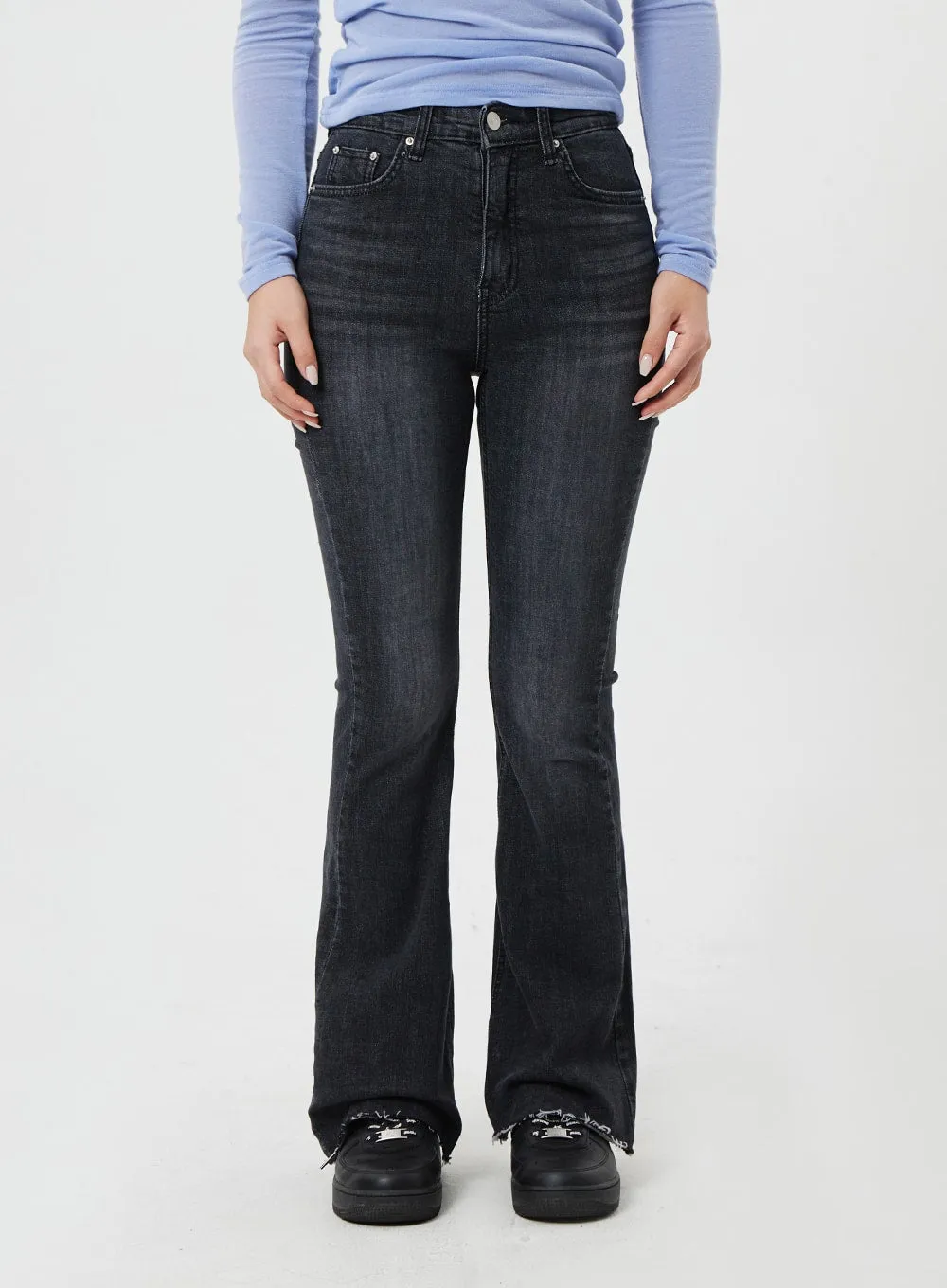 Washed Bootcut Jeans CF317