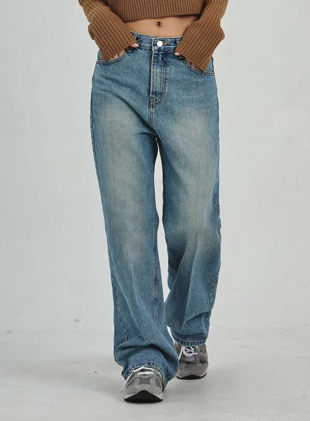 Wide Bootcut Jeans CD02